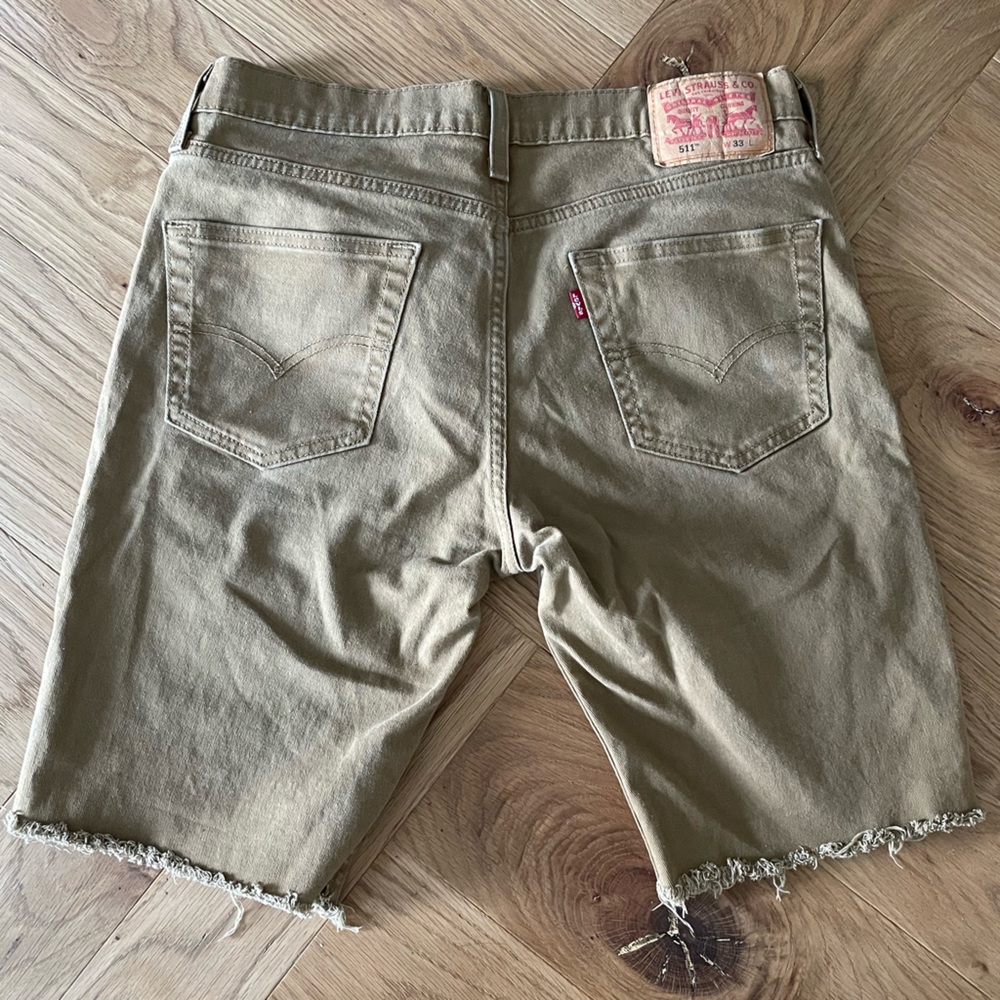 2 Pack Levi's 511 Jeans Shorts in black and tan